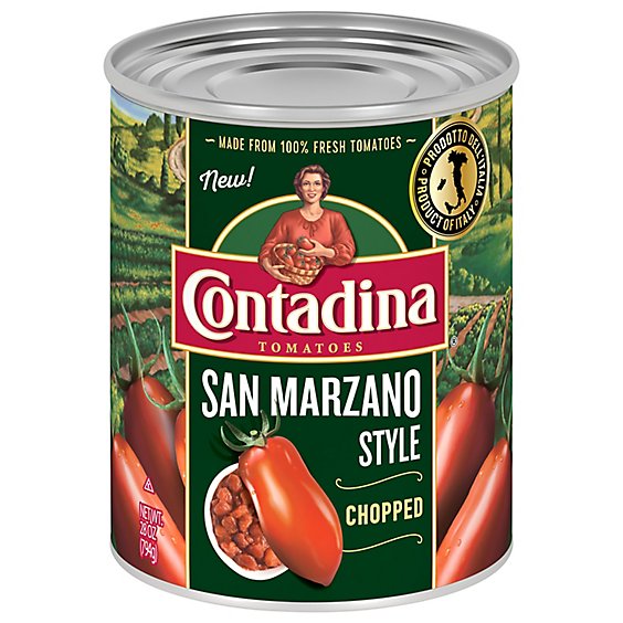 Del Monte Contadina San Marzano Style Chopped Tomatoes - 28 OZ