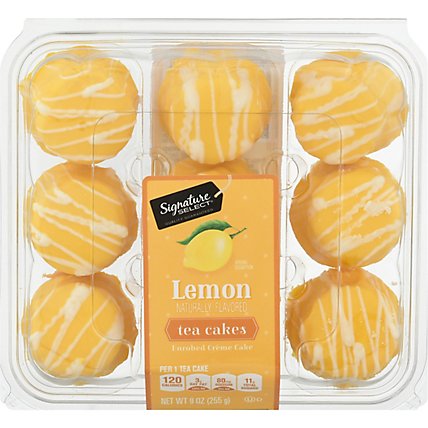 Signature Select Tea Cakes Lemon - 9 OZ - Image 2