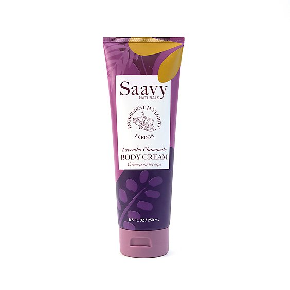 Saavy Naturals Lavender Chamomile Body Cream 8.5 Fl Oz - EA