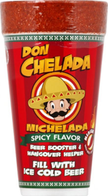 Don Chelada Michelada Cup Spicy Red - 24 OZ - Image 2