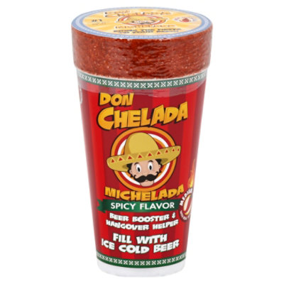 Don Chelada Michelada Cup Spicy Red - 24 OZ - Image 1