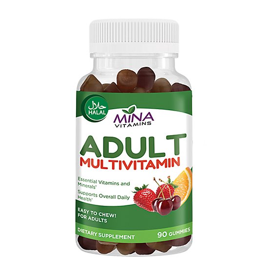 Halal Adult Multivitamins - 9.4 OZ