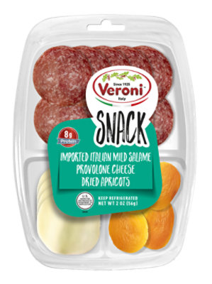 Veroni Milano Salami Provlone Cheese & Apricots - 2 OZ - Image 1