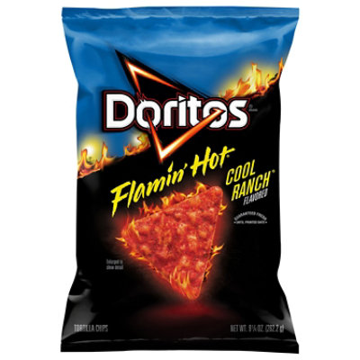 Doritos Tortilla Chips Flamin' Hot Cool Ranch - 9.25 Oz