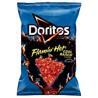 Doritos Tortilla Chips Flamin Hot Cool Ranch 9 1/4 Oz - 9.25 OZ - Image 1