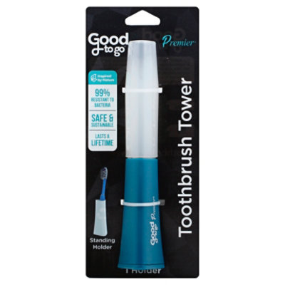 Good To Go Premier Antimicrobial Toothbrush Holder - Each
