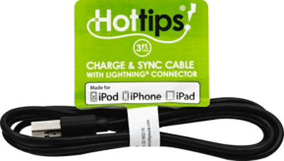 Hottips Apple Lightning MFI Cable - Each - Image 2