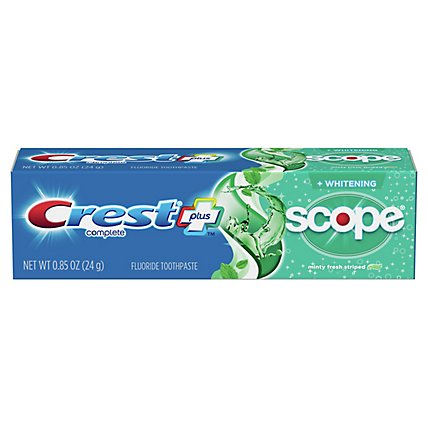 Crest Plus Scope Complete Minty Fresh Toothpaste - 0.85 Oz - Image 1