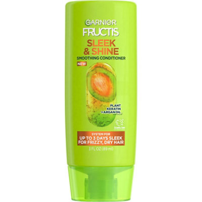 Garnier Fructis Sleek & Shine Smoothing Conditioner for Frizzy Dry Hair - 3 Fl. Oz. - Image 1