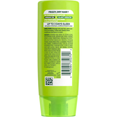 Garnier Fructis Sleek & Shine Smoothing Conditioner for Frizzy Dry Hair - 3 Fl. Oz. - Image 3