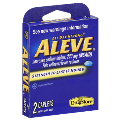 Aleve All Day Strong 220 Mg Tablets - 2 Count