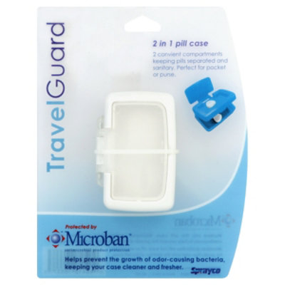 Sprayco Microban Compartment 2 In 1 Pill Case - Each