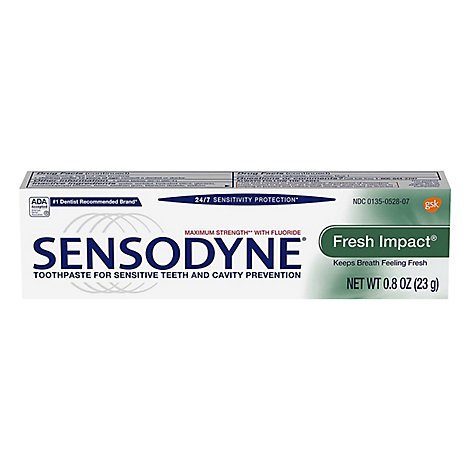 Sensodyne Fresh Impact Toothpaste - 0.8 Oz