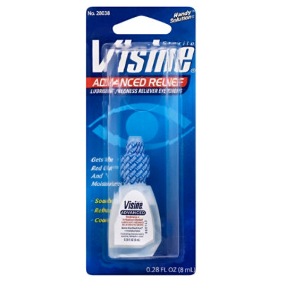 Visine Advanced Relief Eye Drops - 0.28 Fl. Oz.