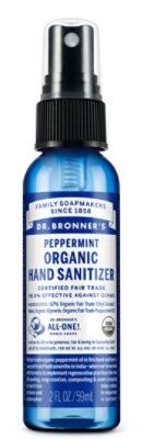 Dr. Bronner's Peppermint Organic Hand Sanitizer - 2 Oz - Image 1