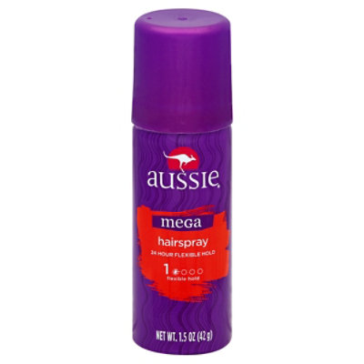 Aussie Mega Hairspray - 1.5 Fl. Oz. - Image 1