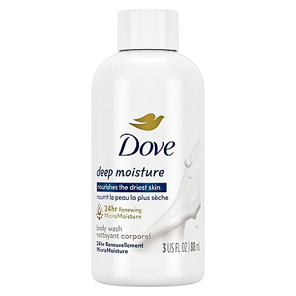 Dove Deep Moisture Body Wash - 3 Fl. Oz. - Image 2