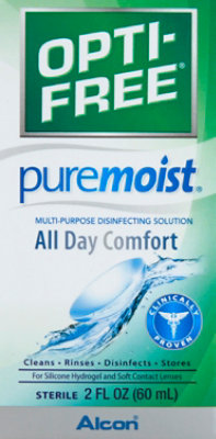 Opti-Free Pure Moist Contact Lens Solution - 2 Fl. Oz. - Image 2
