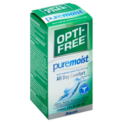 Opti-Free Pure Moist Contact Lens Solution - 2 Fl. Oz. - Image 1
