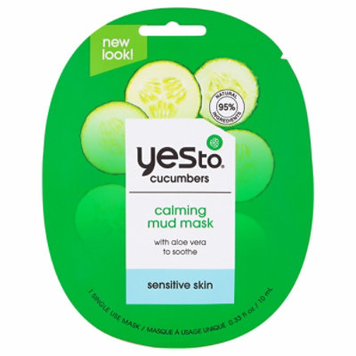 Yes To Cucumber Soothing Calming Mud Mask - Each - Image 3