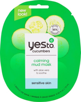 Yes To Cucumber Soothing Calming Mud Mask - Each - Image 2