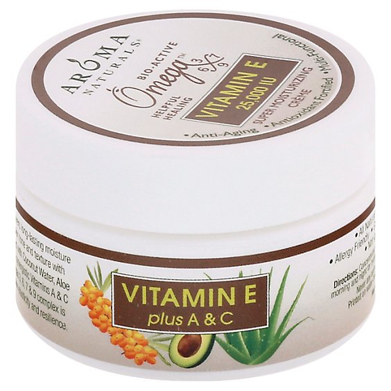 Aroma Naturals Omega Bio Active Vitamin E Super Moisturizing Creme - 0.5 Fl. Oz.
