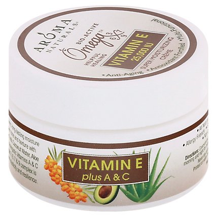 Aroma Naturals Omega Bio Active Vitamin E Super Moisturizing Creme - 0.5 Fl. Oz. - Image 1