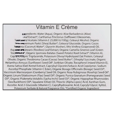 Aroma Naturals Omega Bio Active Vitamin E Super Moisturizing Creme - 0.5 Fl. Oz. - Image 4