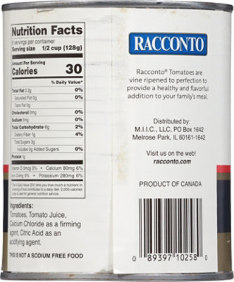 Racconto Tomatoes Diced No Salt - 28 OZ - Image 6