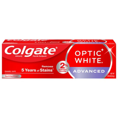 Colgate Optic White Advanced Sparkling White Toothpaste - 0.75 Oz - Image 3