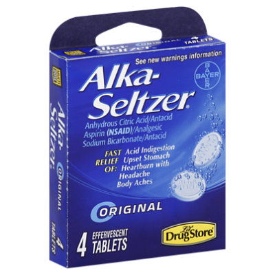 Alka-Seltzer Original Tablets - 4 Count