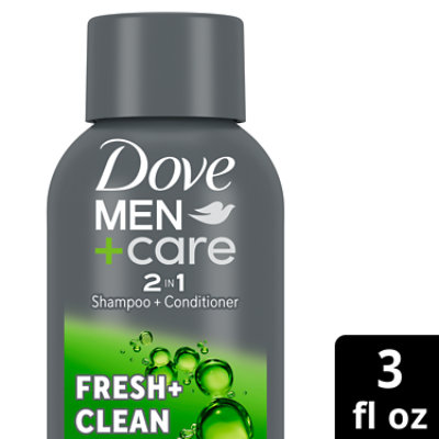 Dove Men + Care Fresh & Clean Shampoo + Conditioner - 3 Oz - Image 2