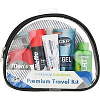 Handy Solutions Premium Mens Travel Kit 9 Count - Each - Image 2