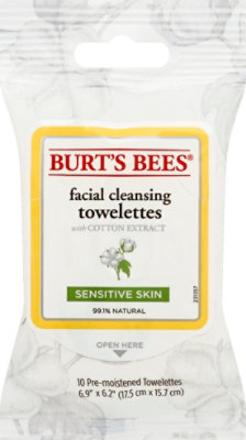 Burt's Bees Facial Sensitive Towel - 10 Count - Image 2