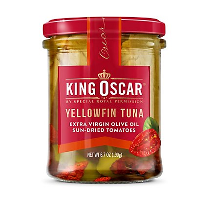 King Oscar Yellowfin Tuna Fillets In Extra Virgin Olive Oil With Sun Dried - 6.7 OZ - Image 2