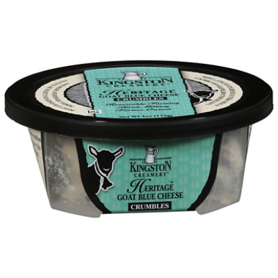 Kingston Heritage Goat Blue Cheese Crumbled - 4 OZ - Image 1