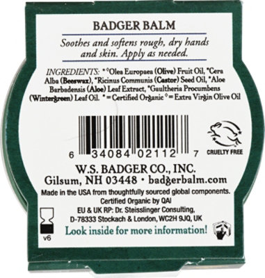 Badger For Hardworking Hands Balm - 0.75 Oz - Image 5