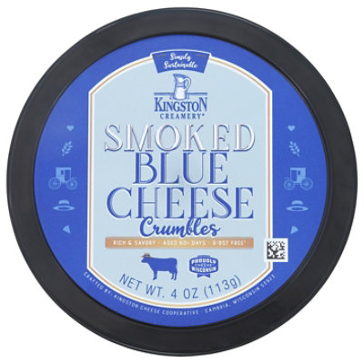 Kingston Heritage Smoked Blue Cheese Crumbled - 4 OZ - Image 3