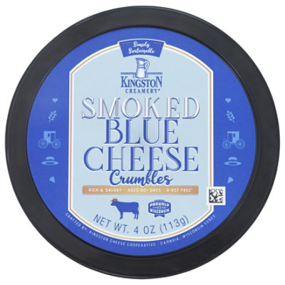 Kingston Heritage Smoked Blue Cheese Crumbled - 4 OZ