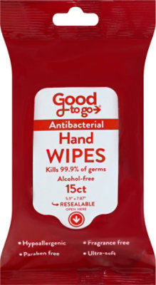 Handy Solutions Antibacterial Hand Wipes - 15 Count - Image 2