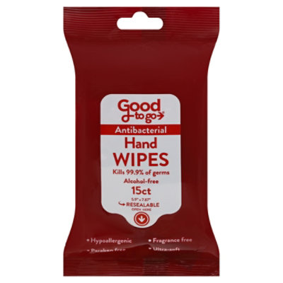 Handy Solutions Antibacterial Hand Wipes - 15 Count