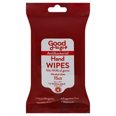 Handy Solutions Antibacterial Hand Wipes - 15 Count - Image 1