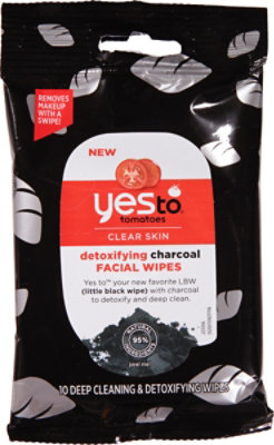 Yes To Tomatoes Detoxifying Facial Wipes - 10 Count - Image 2