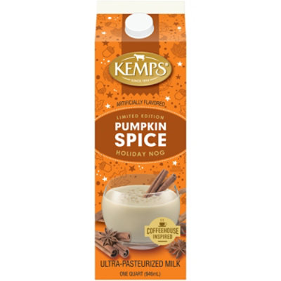 Kemps Pumpkin Spice Holiday Nog - 32 Fl. Oz. - Image 1
