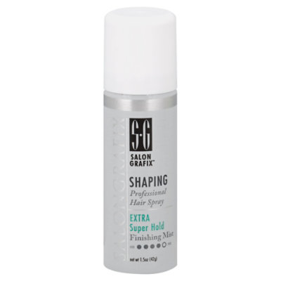 Salon Grafix Shaping Extra Super Hold Hair Spray - 1.5 Oz - Image 1