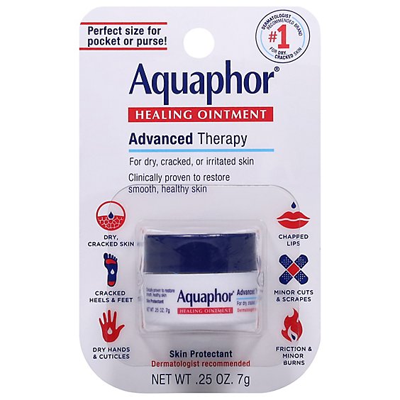 Aquaphor Advanced Therapy Healing Ointment Mini Jar - 0.25 Fl. Oz.