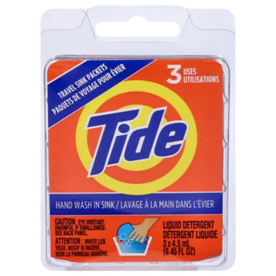 Tide Travel Sink Packets Laundry Detergent - 3 Count - Image 3