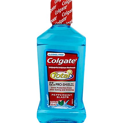 Colgate Total Peppermint Blast Mouthwash - 2 Fl. Oz. - Image 2