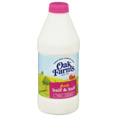 Oak Farms Half And Half 1 Quart Randalls