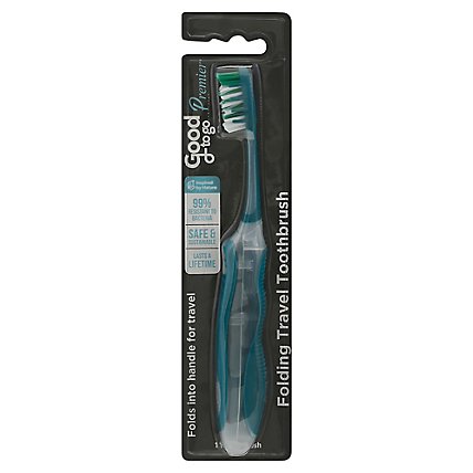 Good To Go Premier Antimicrobial Toothbrush - Each - Image 1